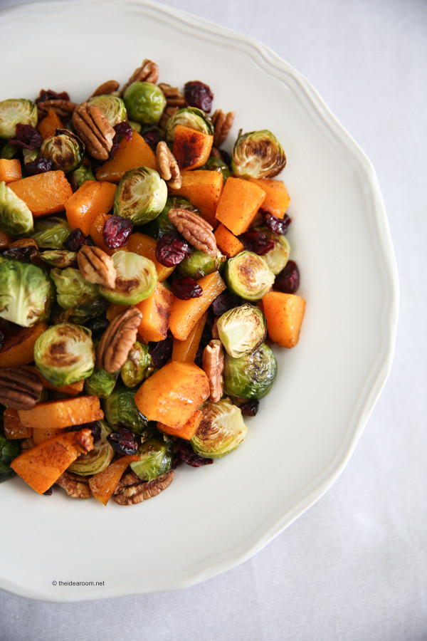 Brussels Sprouts Thanksgiving Side Dishes
 Thanksgiving Side Dish Butternut Squash Brussel Sprouts