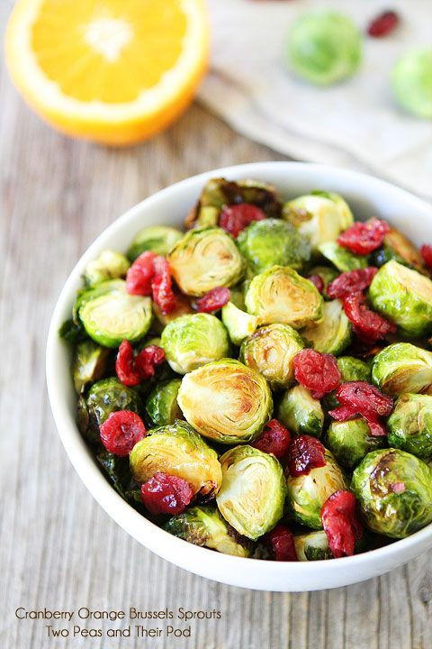 Brussels Sprouts Thanksgiving Side Dishes
 Cranberry Orange Roasted Brussels Sprouts Recipe Perfect
