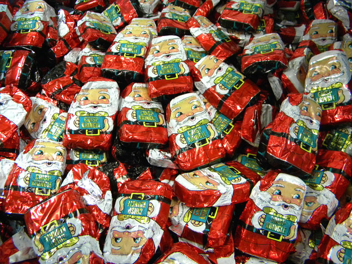 Bulk Christmas Candy Wholesale
 Mini Chocolate Crisp Kringles 24lb