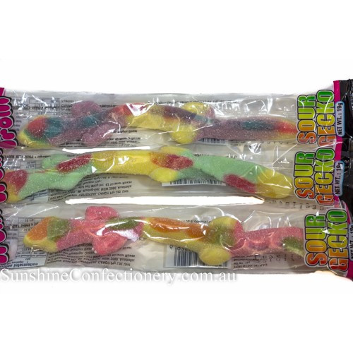 Bulk Individually Wrapped Christmas Candy
 SOUR GECKO by Trolli individually wrapped
