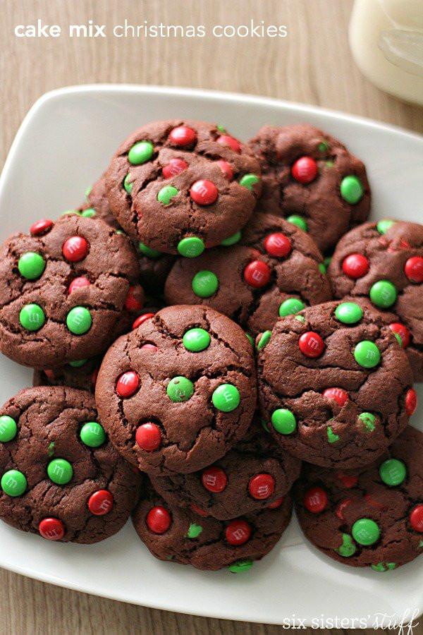 Cake Mix Christmas Cookies
 Cake Mix Christmas Cookies – Six Sisters Stuff