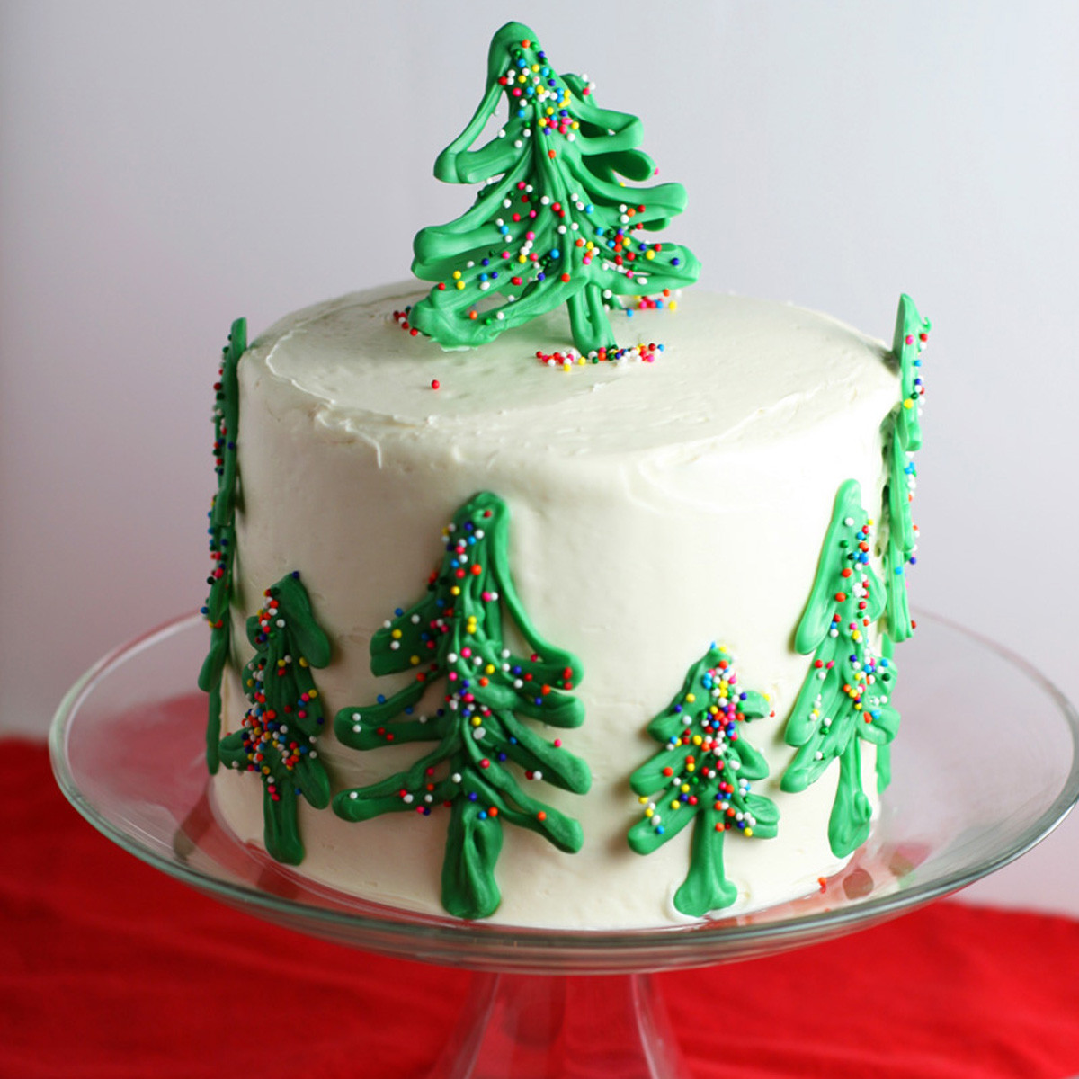 Cakes For Christmas
 Chocolate Christmas Tree Cake Mom Loves Baking