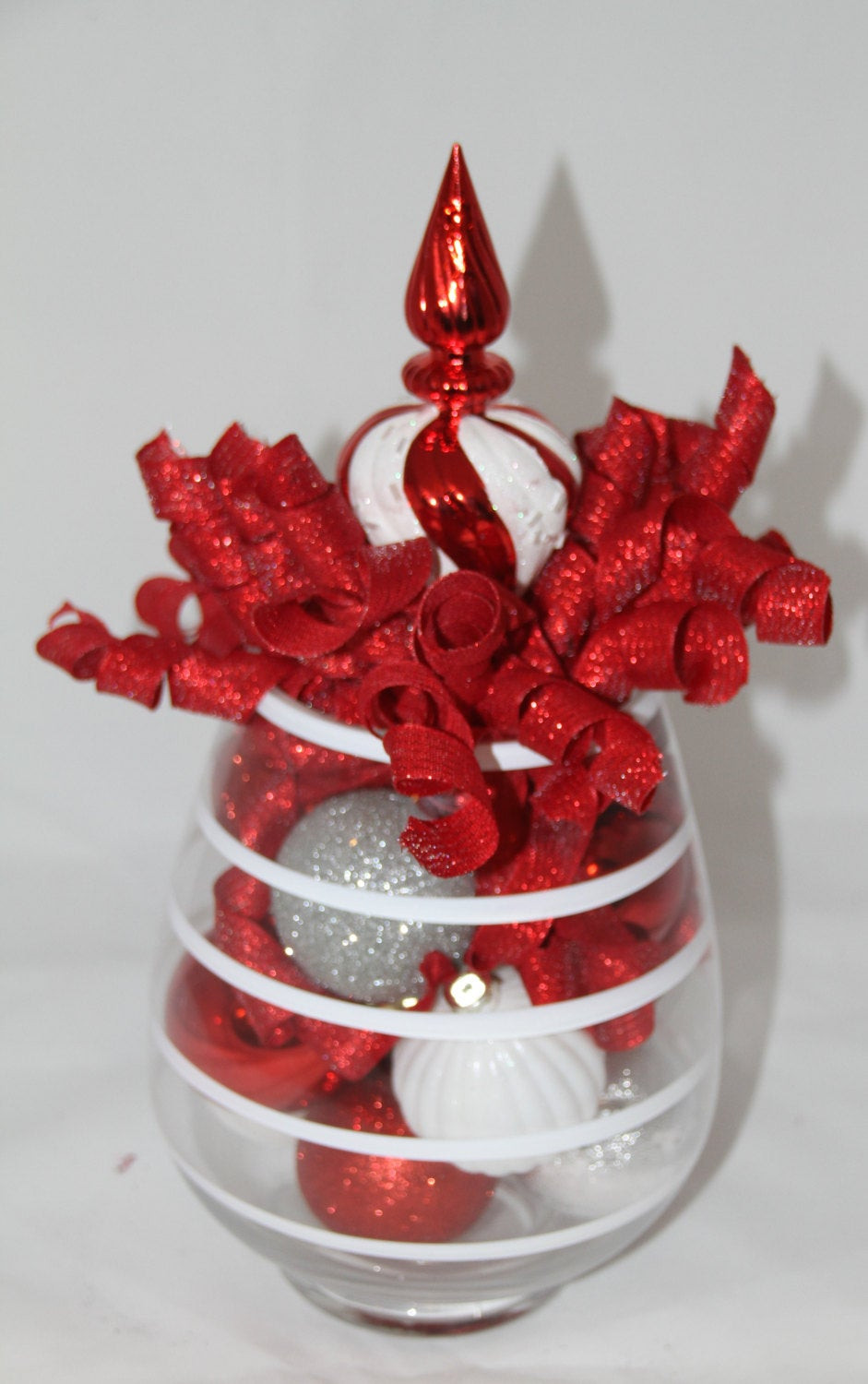 Candy Cane Centerpieces For Christmas
 Christmas Centerpiece Centerpieces Candy Cane Striped