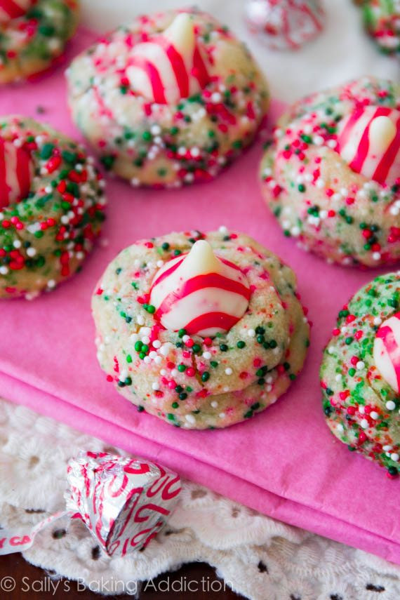Candy Cane Christmas Cookies
 Candy Cane Kiss Cookies Sallys Baking Addiction