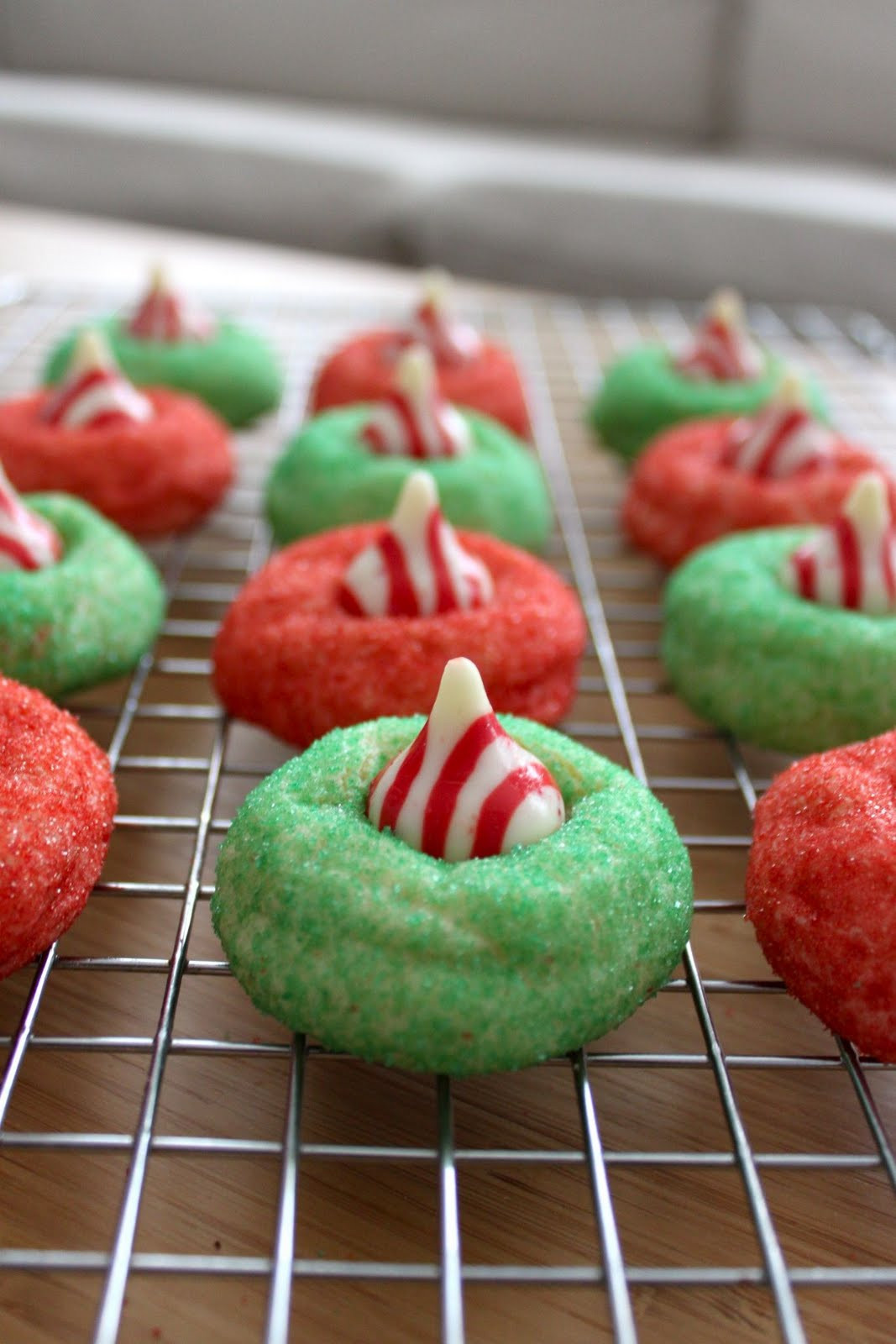 Candy Cane Christmas Cookies
 Baked Perfection Candy Cane Blossoms