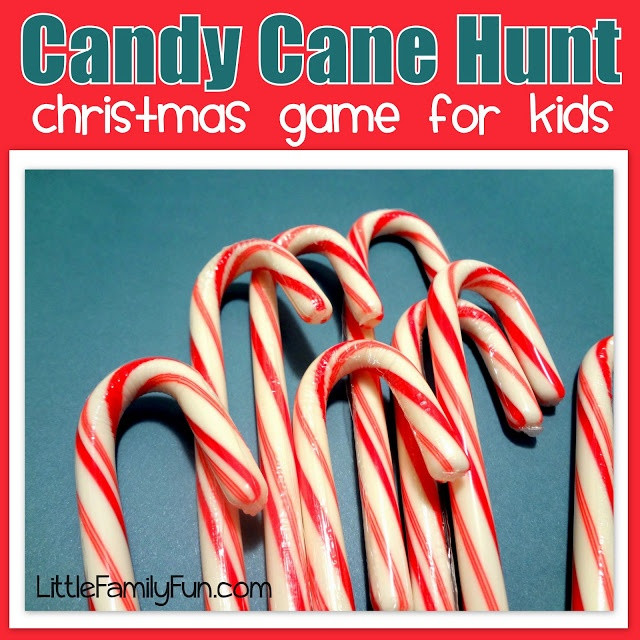 Candy Cane Christmas Game
 we can hide candy canes around the house and whoever finds
