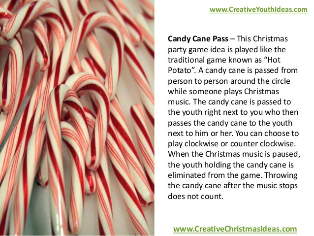 Candy Cane Christmas Game
 Object Lesson Candy Cane Christmas