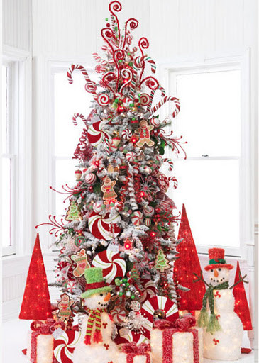 Candy Cane Christmas Tree Decorating Ideas
 Christmas Decoration Candy cane theme Gallery For Home