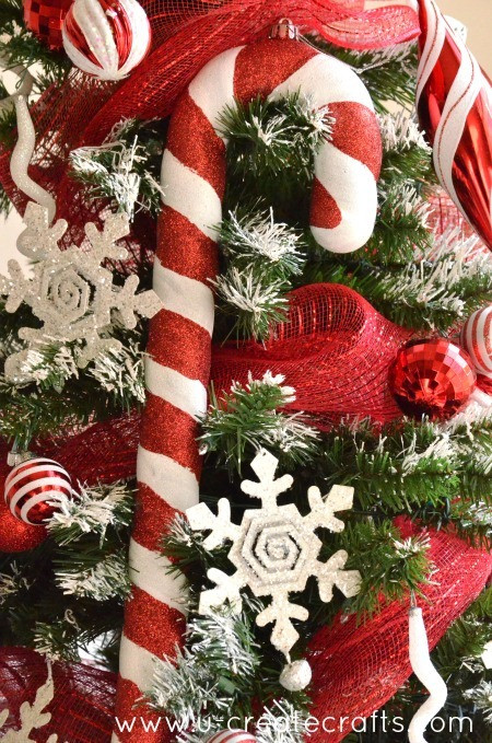Candy Cane Christmas Tree Decorations
 Peppermint Christmas Tree