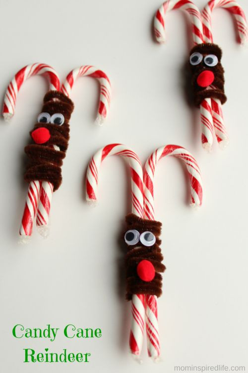 Candy Cane Crafts For Christmas
 Candy Cane Reindeer