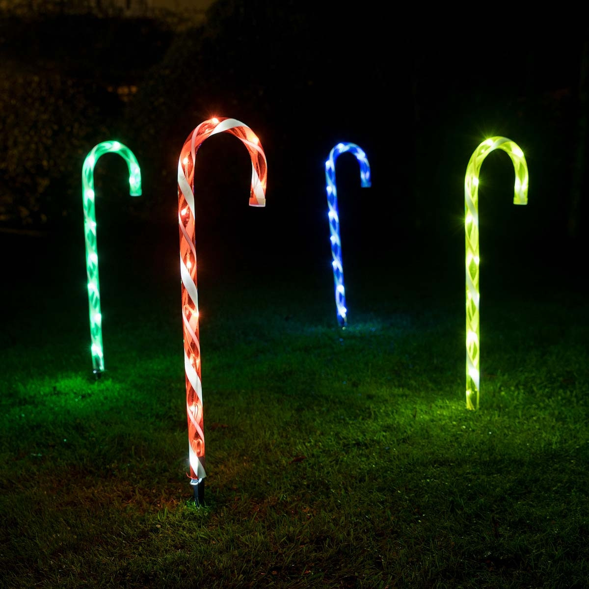 Candy Cane Led Christmas Lights
 4 x 40 LED Candy Cane Christmas Lights Light Up Garden