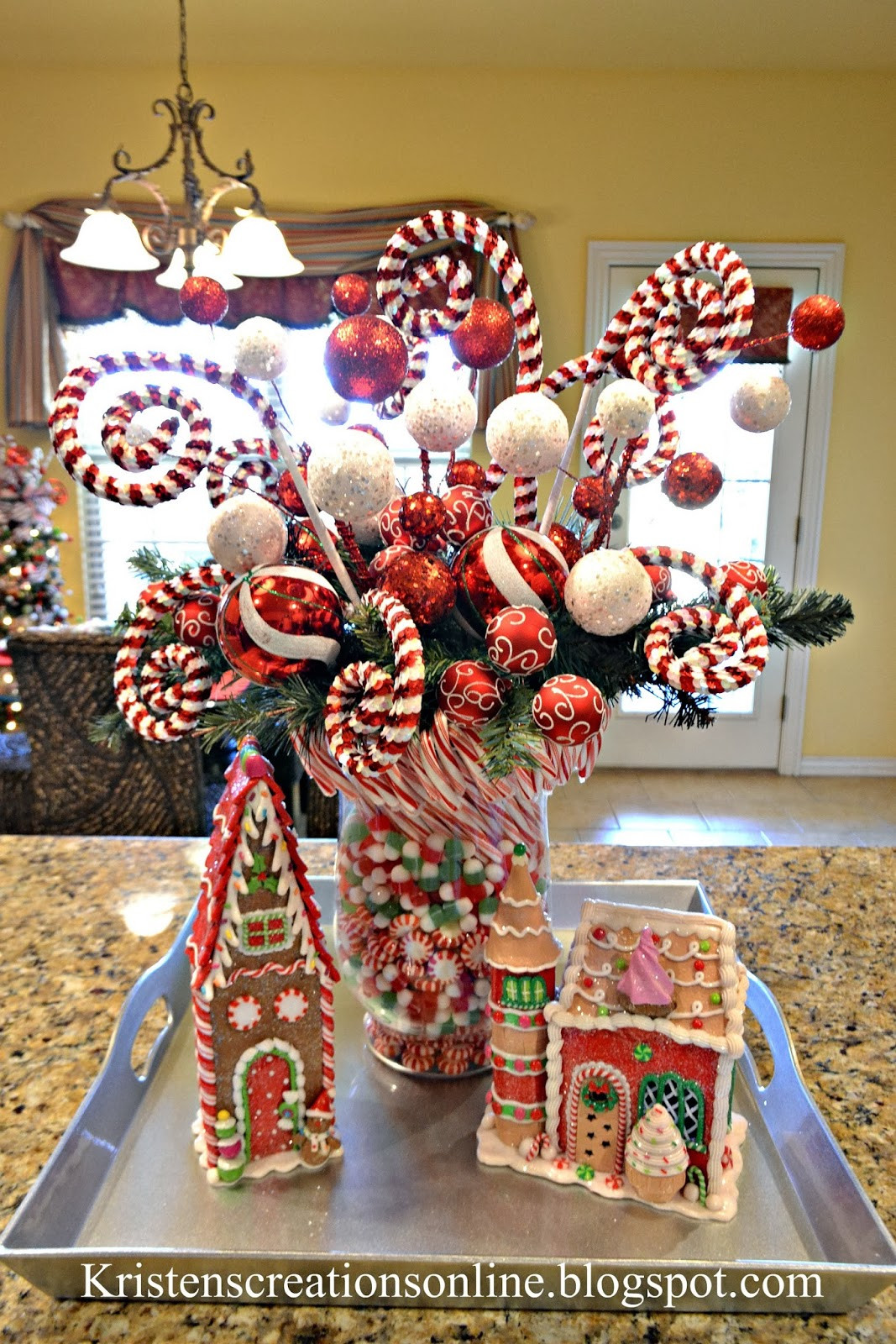 Candy Christmas Decorations
 Kristen s Creations Christmas Home Tour