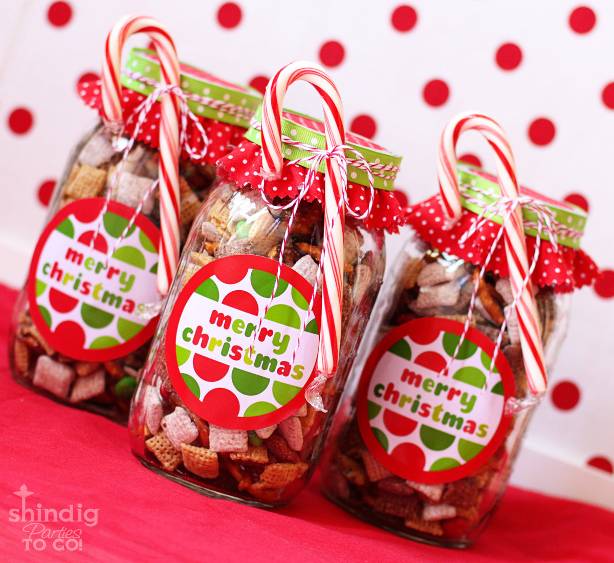 Candy Christmas Gifts
 How To Make Handmade Chex Mix Holiday Gifts & Bonus Free