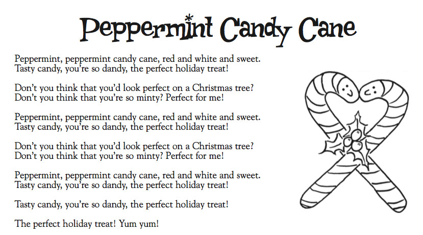 Candy Christmas Songs
 Cranston Music Kinder Lyrics
