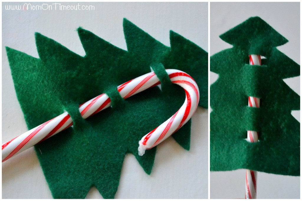 Candy Christmas Tree Craft
 Candy Cane Christmas Trees Craft Mom Timeout