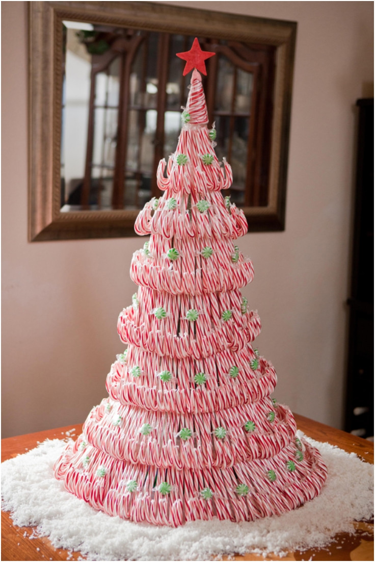 Candy Christmas Tree Craft
 Top 10 Tasty DIY Decorations With Real Candy Canes Top