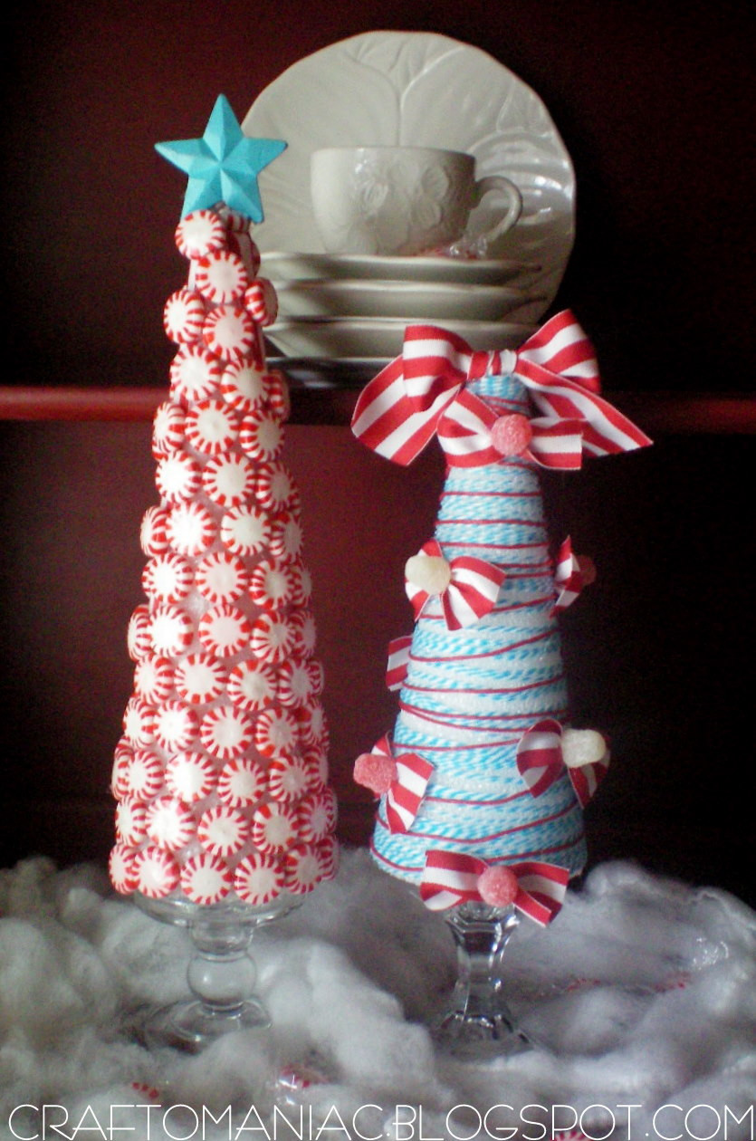 Candy Christmas Tree Craft
 Christmas Craft Whimsical Candy Ribbon Trees Craft O