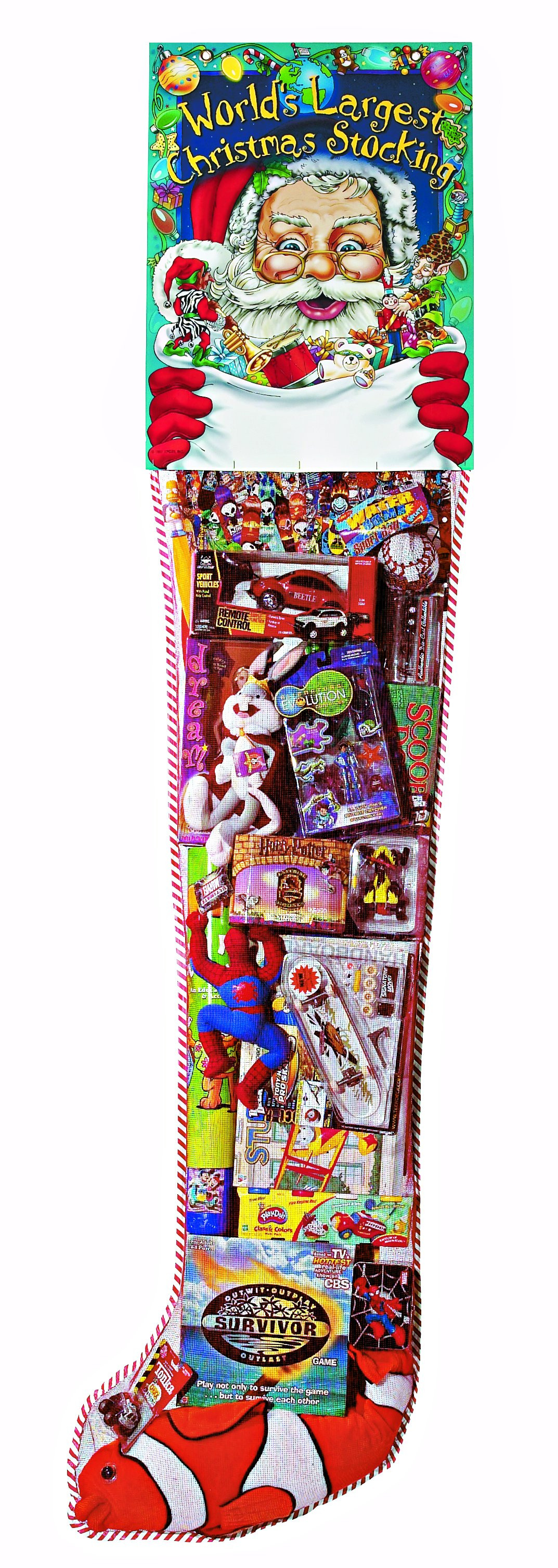 Candy Filled Christmas Stockings Wholesale
 GIANT TOY FILLED STOCKINGS 6 Foot Stockings
