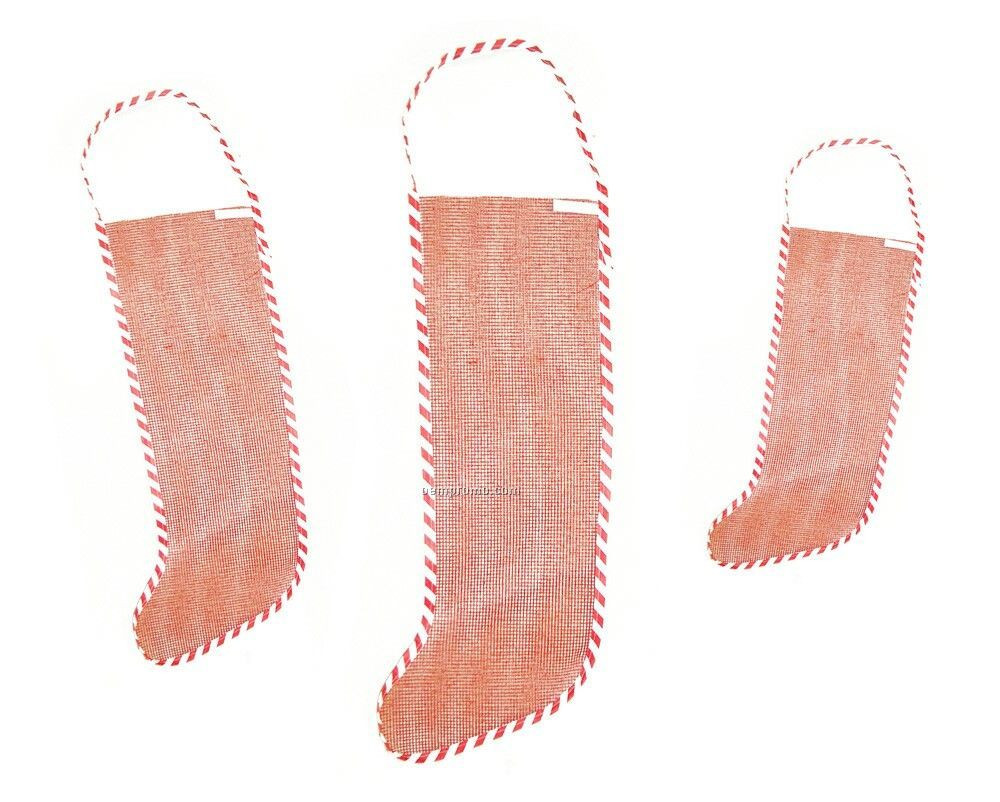 Candy Filled Christmas Stockings Wholesale
 Empty Red Mesh Christmas Stocking 12 China Wholesale Empty