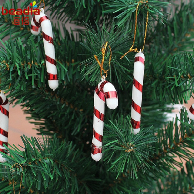 Candy Ornaments For Christmas Tree
 Aliexpress Buy 18pcs 7cm Christmas Candy Cane