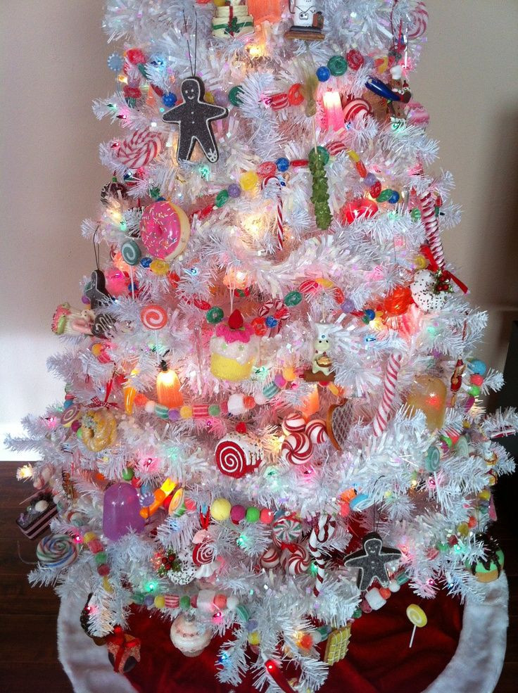 Candy Themed Christmas Decorations
 Yummy and Sweet Christmas Tree Ideas