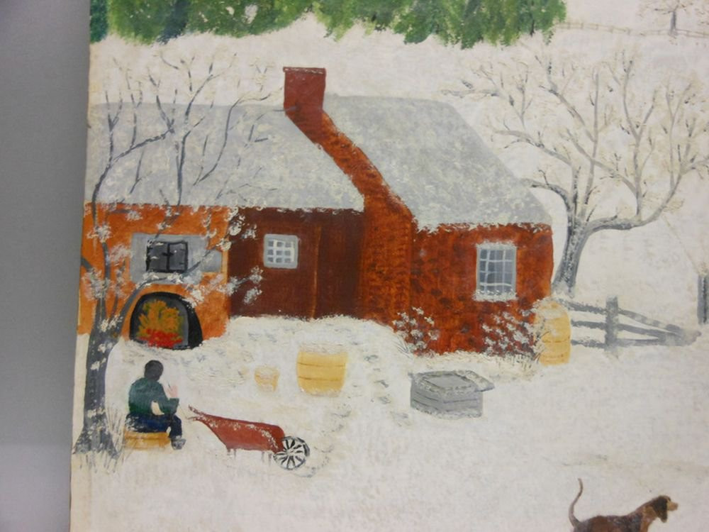 Catching The Thanksgiving Turkey
 Anna Mary Robertson called Grandma Moses American 1860