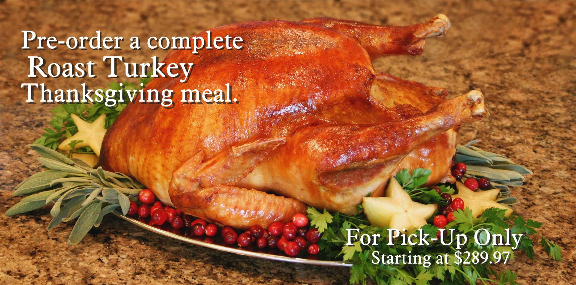 Catered Thanksgiving Dinner
 Anchorage or Mat Su Catering & Event Planning Alaskan