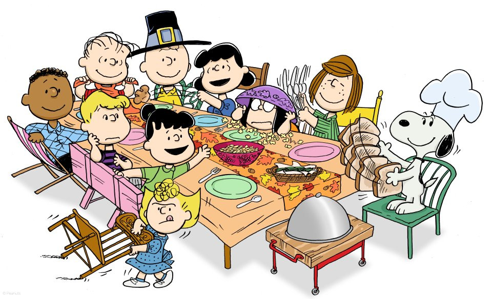 Charlie Brown Thanksgiving Dinner
 I forgot to make dinner can I have some of yours
