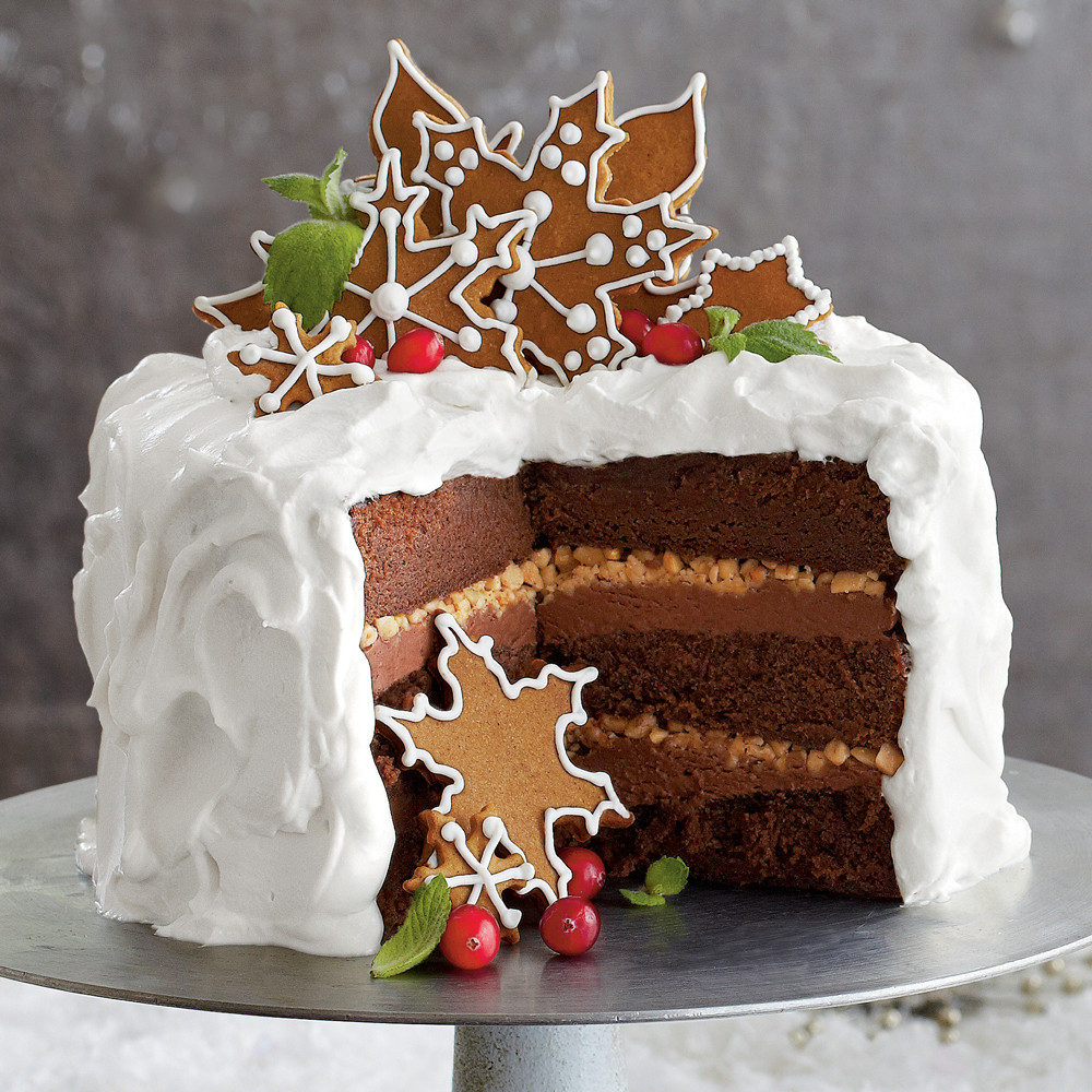 Chocolate Christmas Cake
 Chocolate Gingerbread Toffee Cake Recipe