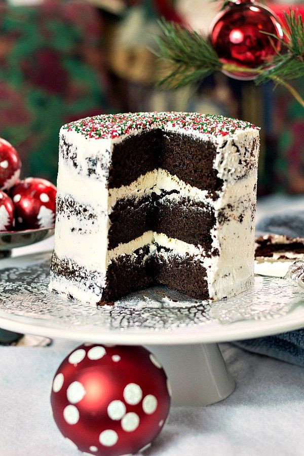 Chocolate Christmas Cake
 158 best Vegan recipes desserts for one images on