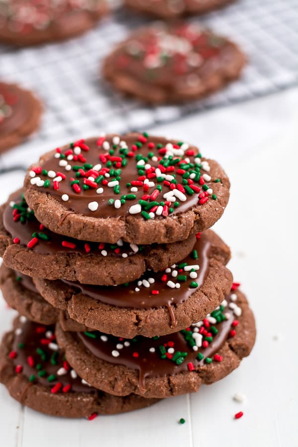 Chocolate Christmas Cookies
 Chocolate Frosted Christmas Cookies ⋆ Real Housemoms