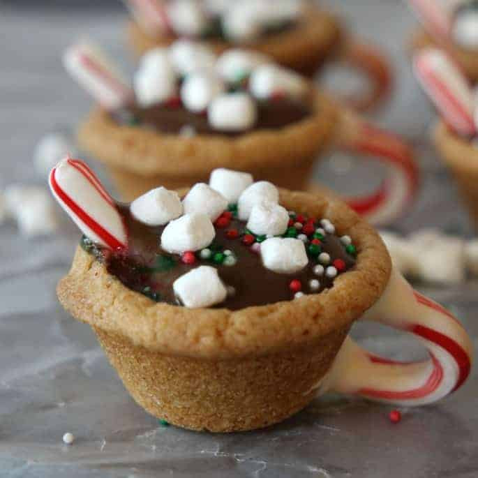 Chocolate Christmas Cookies Recipe
 Hot Chocolate Cookie Cups the best Christmas Cookie Recipe