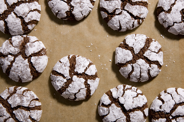 Chocolate Christmas Cookies With Powdered Sugar
 Holiday Cookies Chocolate Crinkle Cookies CHOW
