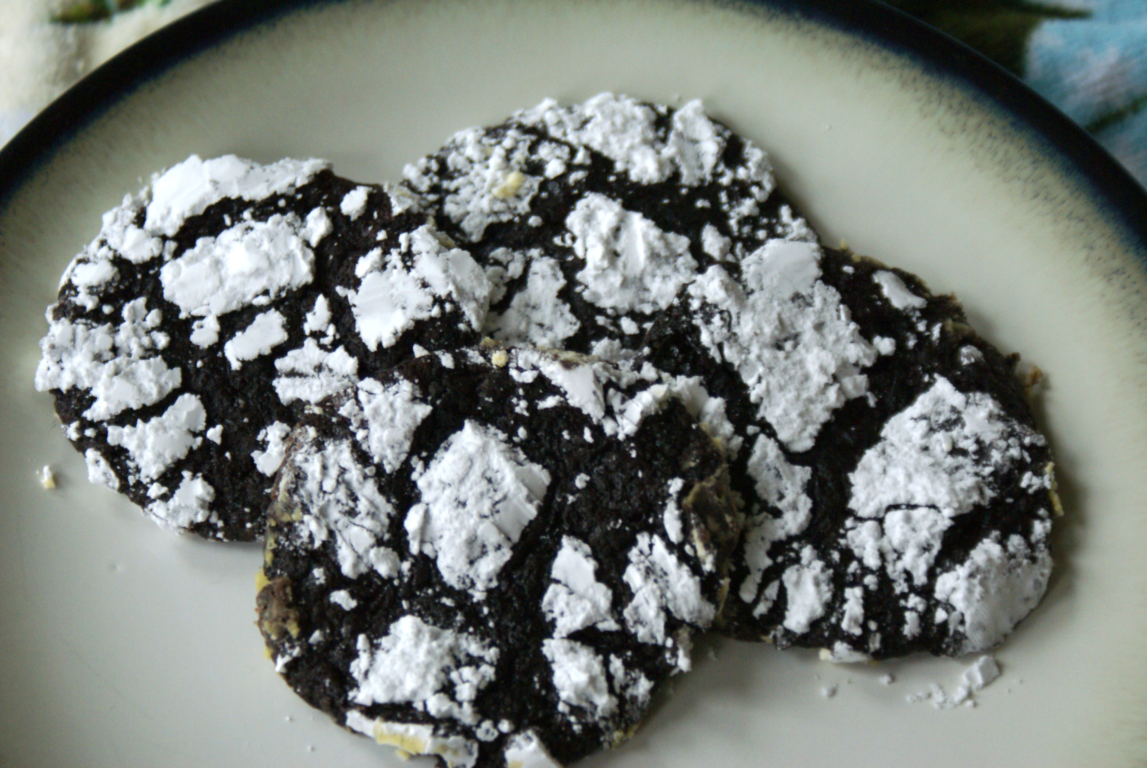 Chocolate Mint Christmas Cookies
 12 Days of Christmas Cookies 2 Chocolate Mint Crinkles