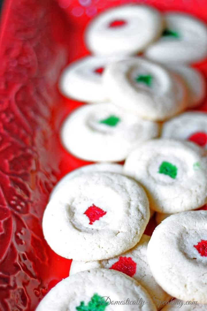 Christmas Almond Cookies
 Christmas Almond Cookies Domestically Speaking