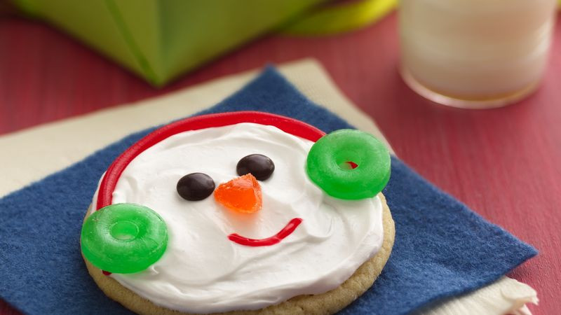Christmas Baking Ideas For Kids
 Easy Snowman Cookies Recipe BettyCrocker