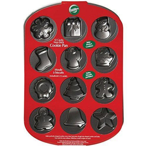 Christmas Baking Pans
 Wilton Christmas Cookie Shapes Pan New