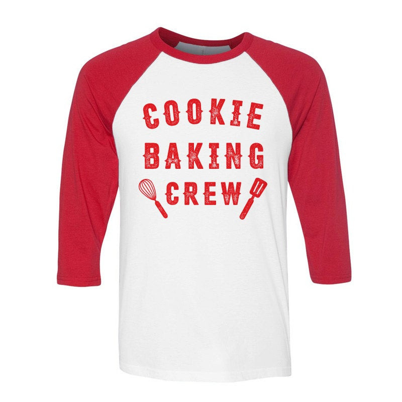 Christmas Baking Shirts
 Cookie Baking Crew Baseball Shirt Christmas Shirt Baking