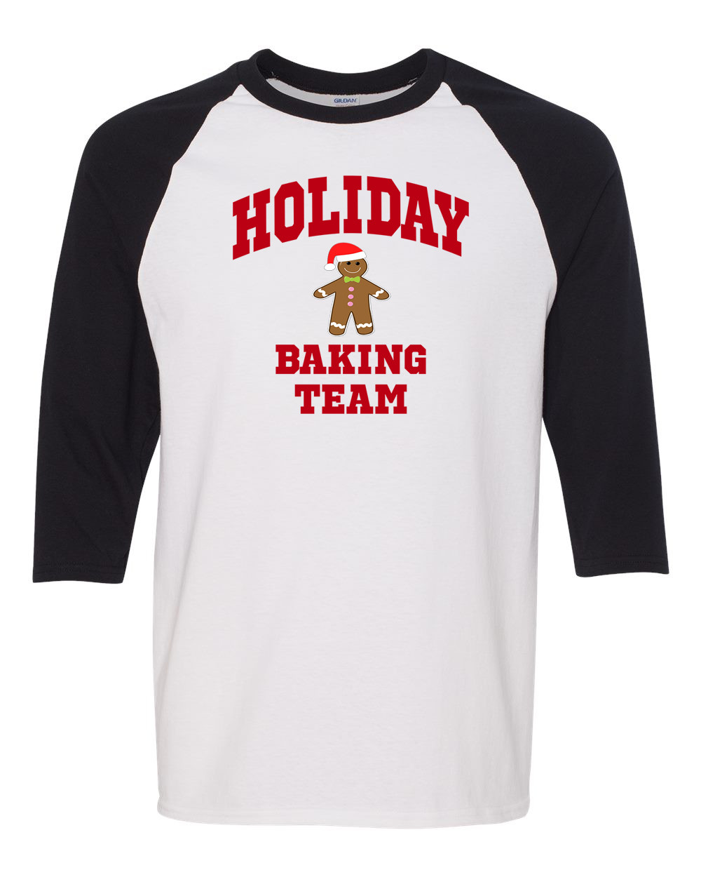 Christmas Baking Shirts
 Holiday Baking Team Christmas Cookies 3 4 Raglan Sleeve