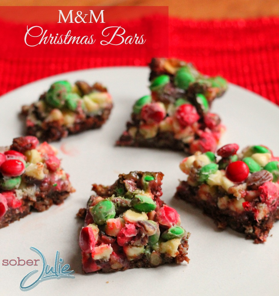 Christmas Bar Cookies Recipe
 M&M Christmas Bar Recipe Christmas Cookie Week