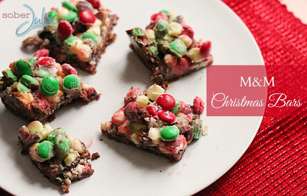 Christmas Bar Cookies Recipe
 M&M Christmas Bar Recipe Christmas Cookie Week