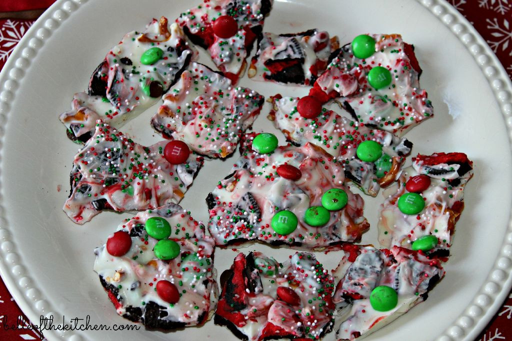Christmas Bark Candy
 Christmas Candy Cookie Bark Belle of the Kitchen