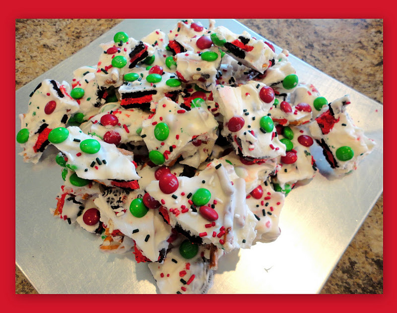Christmas Bark Candy Recipe
 Keeping up with the Kitchen Mom Christmas Cookie Bark
