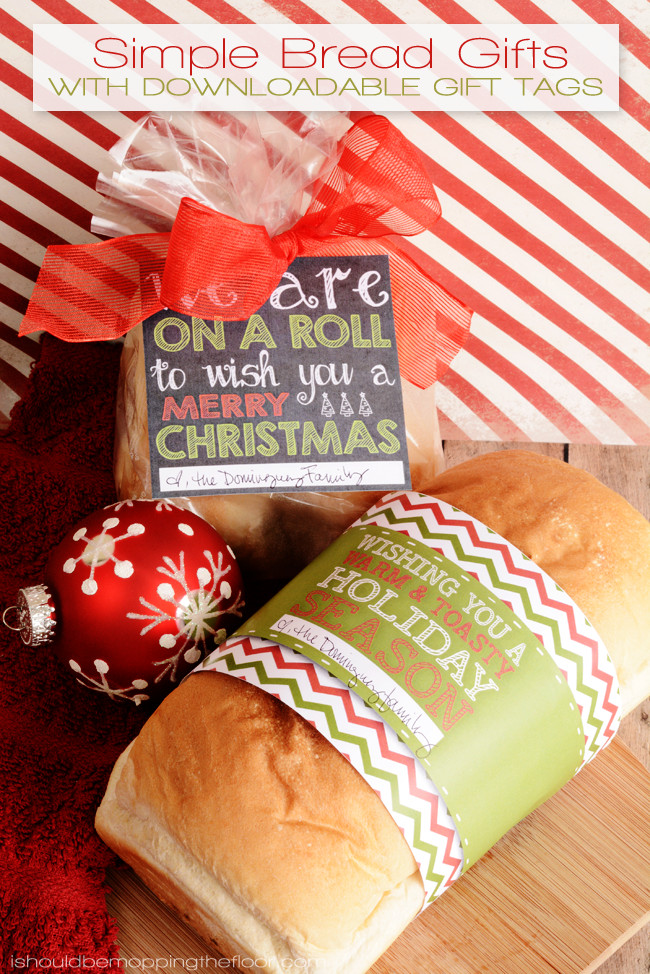 Christmas Bread Gifts
 i should be mopping the floor Simple Bread Gifts with