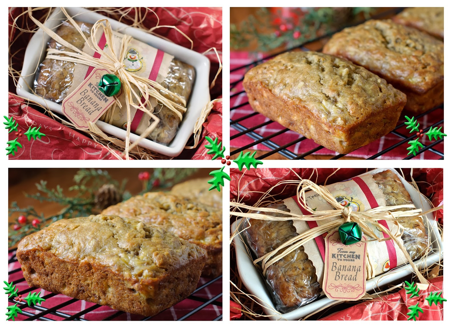 Christmas Bread Gifts
 Livin Life e Spoonful At A Time Banana Bread Food Gifts