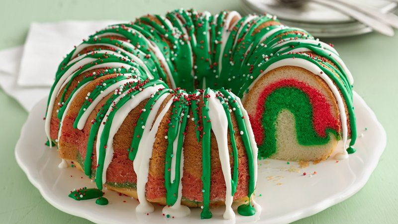 Christmas Bundt Cakes Recipes
 Rainbow Christmas Wreath recipe from Betty Crocker