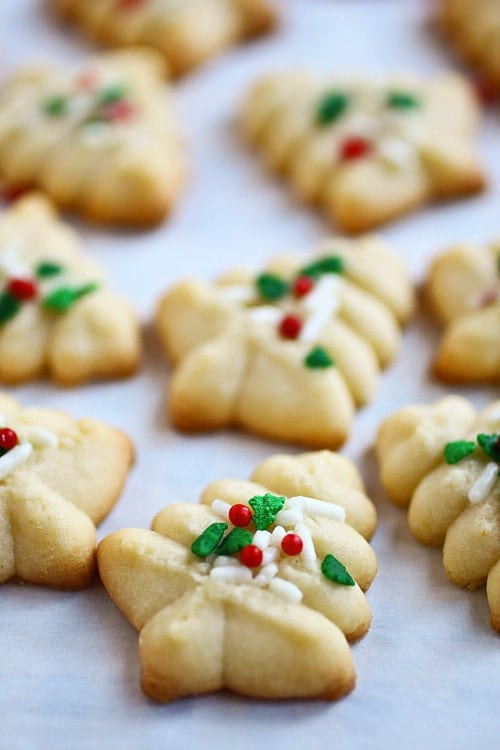 Christmas Butter Cookies
 Spritz Cookies