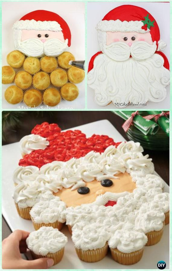 Christmas Cake Cupcakes
 2509 best Cupcake Cakes Cupcake Pull Apart Cakes images