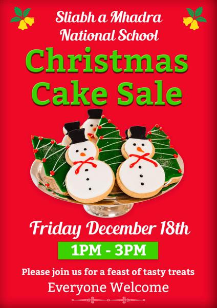 Christmas Cakes For Sale
 Christmas Cake Sale – Scoil Naisiunta Sliabh a Mhadra