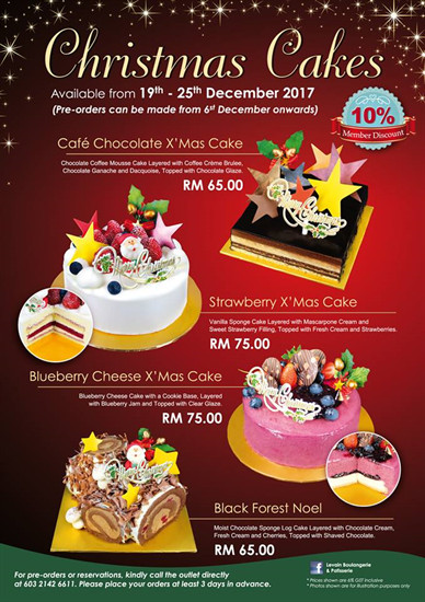 Christmas Cakes For Sale
 Ficelle Boulangerie Christmas Cake OFF Food